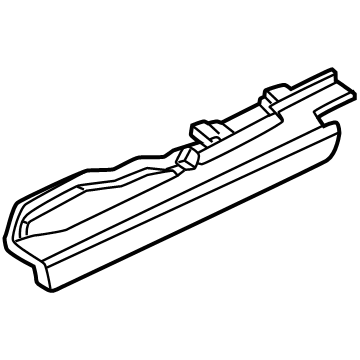BMW 52-10-7-492-933 Finisher, Upper Rail, Exterior, Left