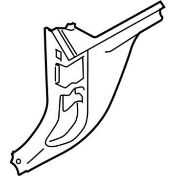 BMW 51-43-7-334-119 Side Trim Panel, Front Left Bottom