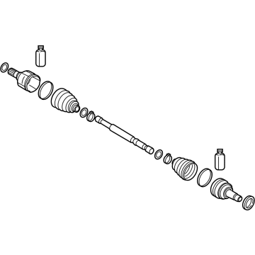 Kia 49500AT010 SHAFT ASSY-DRIVE,LH
