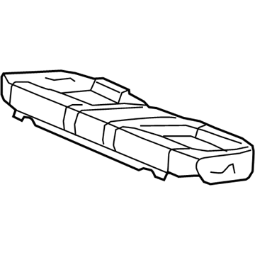 Honda 82131-TE0-A01ZA Cover, Rear Seat Cushion Trim (Graphite Black)