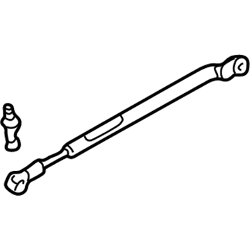 Acura 74820-ST7-326 Stay Assembly, Passenger Side Tailgate Open