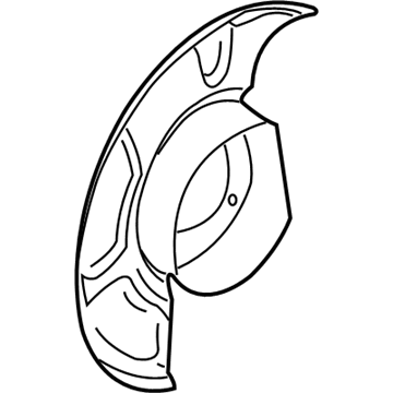 Infiniti 41160-6P000 Splash Shield