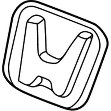 Honda 75700-SR3-000 Emblem, Center (H)