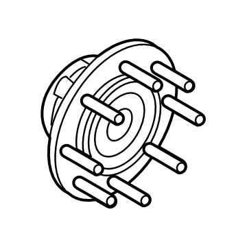 Mopar 68292887AA Brake Hub And Bearing