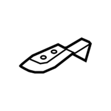 Hyundai 89492-B1000-RRY Guide-Rear Seat Back WEBBING, R