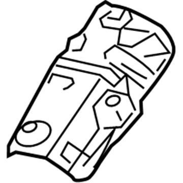 Nissan 74752-EA000 INSULATOR-Heat, Front Floor R