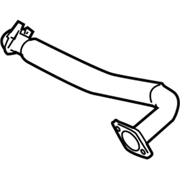 Nissan 20030-9BK0A Exhaust Tube Assembly, Center