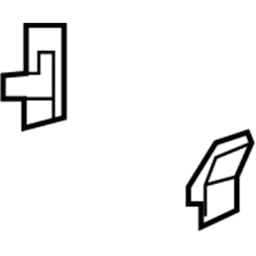 Kia 844411D000 Bracket-Center Support, LH