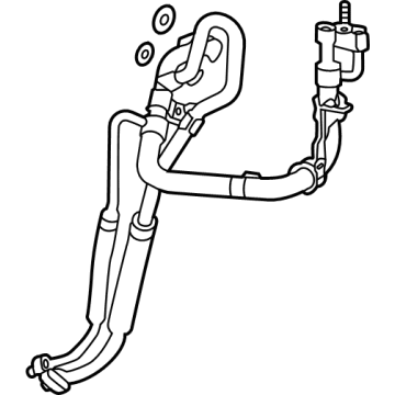 GM 23407003 Rear Suction Hose
