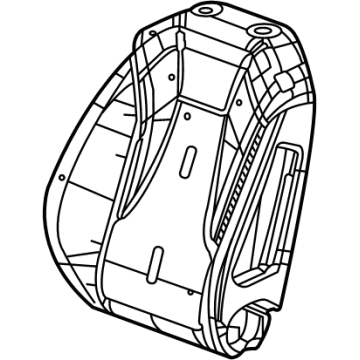 GM 84918361 Seat Back Pad
