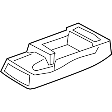 BMW 52-20-7-229-384 Armrest, Lower Section, Rear Middle
