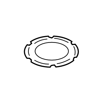 Nissan 17343-5RL0B Plate-Lock, Fuel Gauge