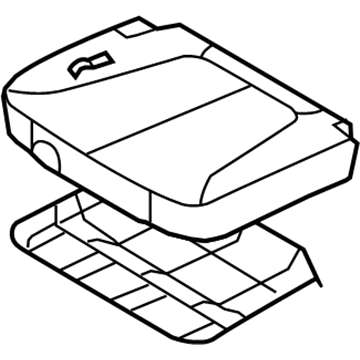 Hyundai 89100-0W500-J4K Cushion Assembly-3RD, LH