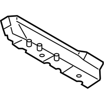 BMW 41-00-7-473-057 CROSS BRACE, HEEL PLATE, LEF