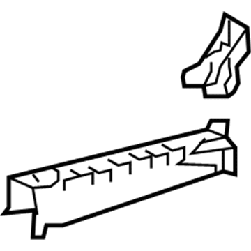 Lexus 57615-50908 Member, Rear Floor Side