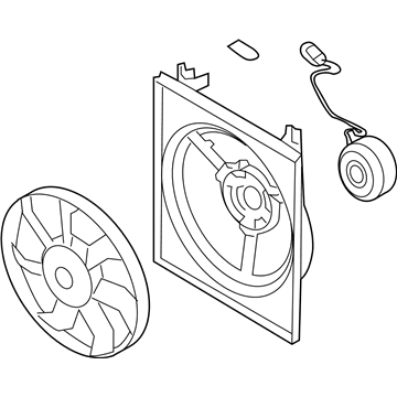 Kia 977302F000 Fan & Motor Assembly-A