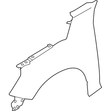 Nissan 63100-6CA0A Fender - Front, RH