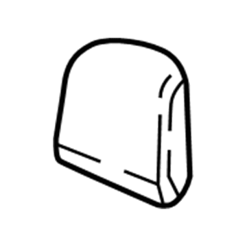 Honda 82140-TG7-A01ZA Headrest Assy., RR. (Outer) *YR507L* (SHADOW BEIGE)