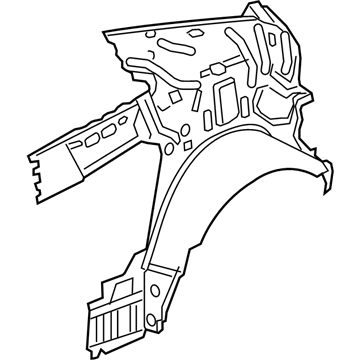 GM 23210800 Inner Quarter Panel