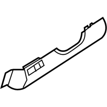 Nissan 68104-ZP70D Panel-Instrument Lower