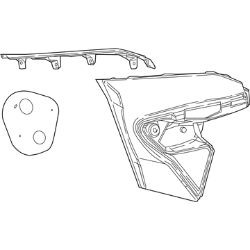 Toyota 81591-F4011 Back Up Lamp