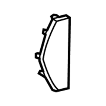 Honda 77211-SJC-A01ZA Lid, R. Instrument Side *NH574L* (TU WARM GRAY)