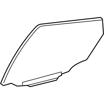 Toyota 68113-52130 Door Glass