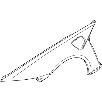 BMW 51-64-7-372-165 Side Panel, Front Left