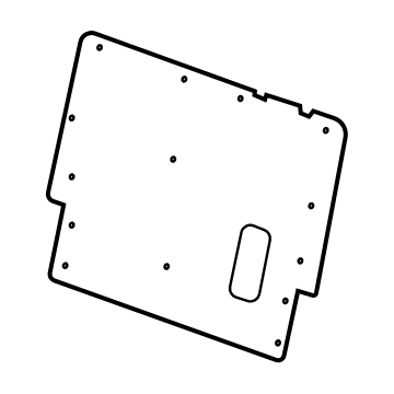 GM 84912730 CARPET-R/SEAT BK *BLACK