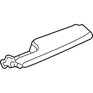 Honda 83502-SHJ-A41ZG Armrest Assembly, Right Front Door (Dark Ivory)