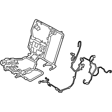 Hyundai 89600-3NAB0 Frame Assembly-Rear Seat Power, RH