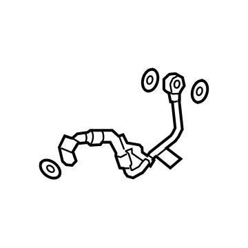 BMW 11-53-9-896-890 Coolant Line, Flow To Turbocharger