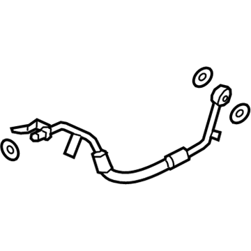 BMW 11-53-9-896-893 Coolant Line, Return From Turbocharger