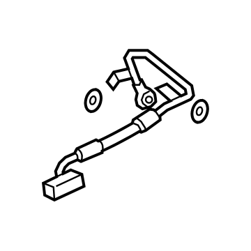 BMW 11-53-8-485-578 Coolant Line, Return From Turbocharger