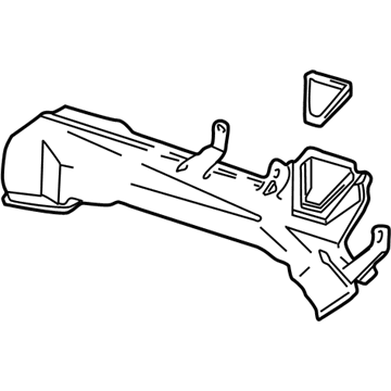 GM 10317841 Duct Asm-Auxiliary Heater & A/C Module Outlet