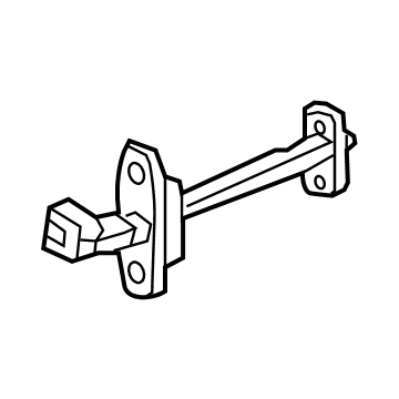 Honda 72840-3A0-A01 CHECKER, RR- DOOR