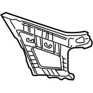 BMW 51-12-3-400-943 Insert, Lateral, Bumper Rear Left