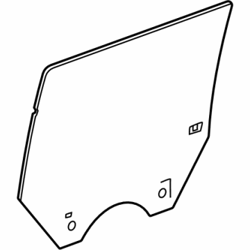 GM 84809788 WINDOW-RR S/D