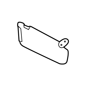 Kia 85210P4530GYT SUNVISOR Assembly, LH