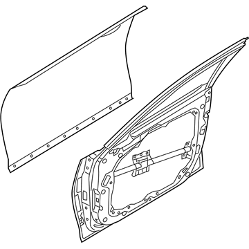 Hyundai 76003-B1000 Panel Assembly-Front Door, LH