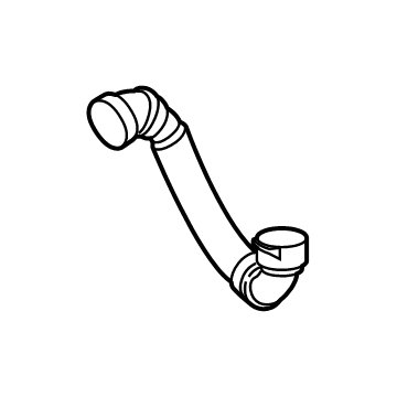 BMW 17-12-2-284-686 Vent Pipe