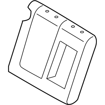 Hyundai 89460-0A000-V2A Cover-Seat Back Side, RH