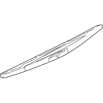 Nissan 28790-1FA0A Rear Window Wiper Blade Assembly