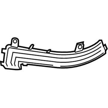 BMW 63-13-7-280-771 Auxiliary Turn Indicator, Mirror, Left
