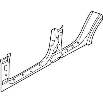 Infiniti G6410-5UBKA Sill Assy-Outer, RH