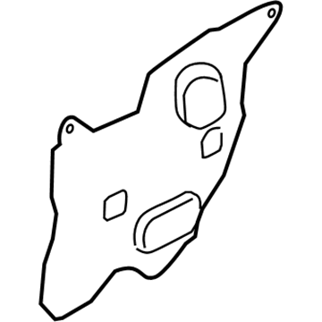 Honda 72821-SNA-A00 Seal, R. RR. Door Hole