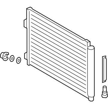 Lexus 884A0-48020 CONDENSER ASSY, SUPP