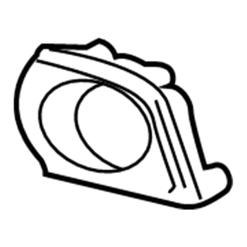 Toyota 52127-35070 Fog Lamp Bezel