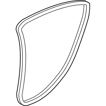 Mopar 68302396AA WEATHERSTRIP-Rear Door Mounted