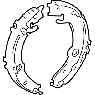 Toyota 46540-20080 Park Brake Shoes